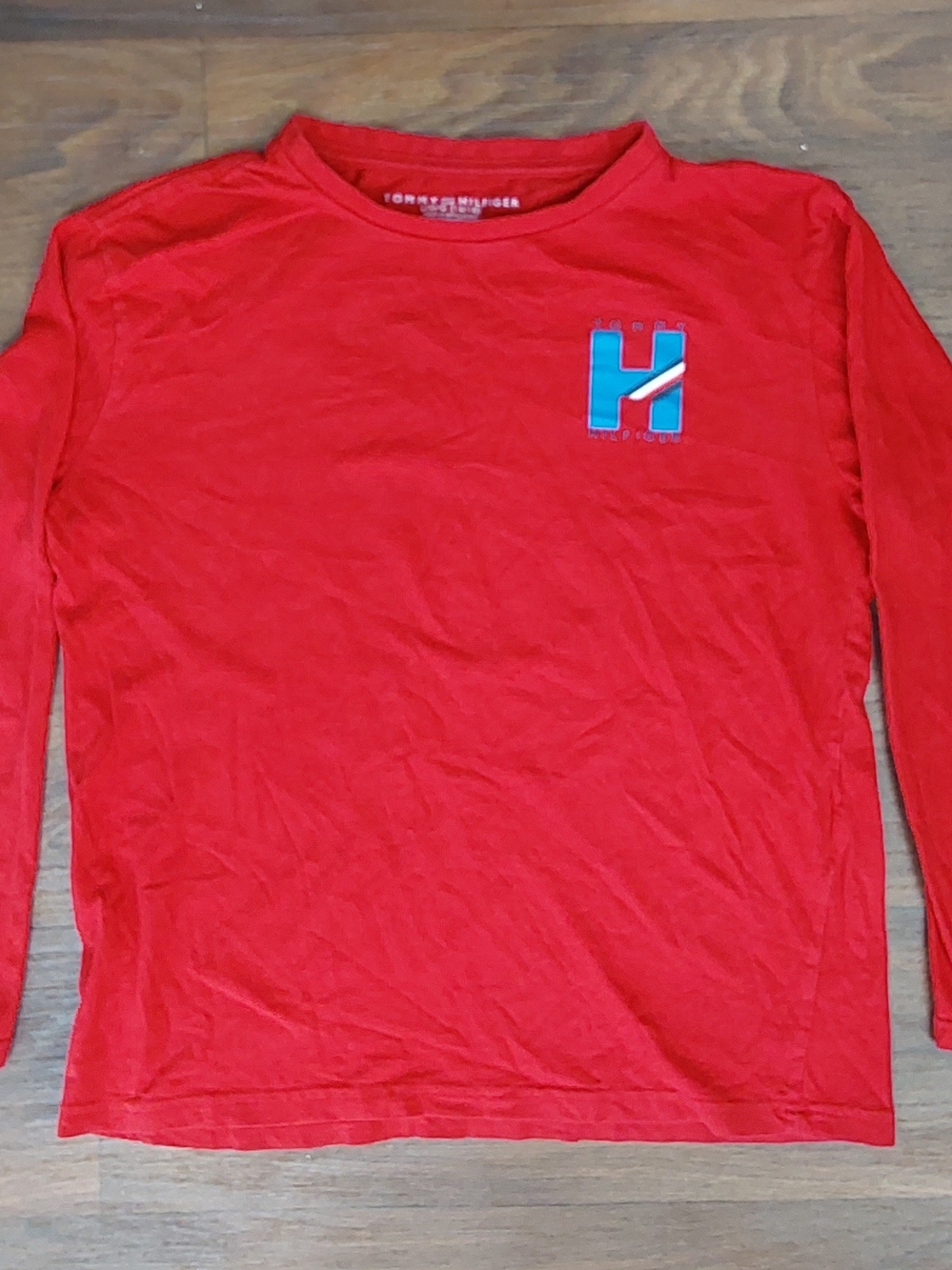 Tommy Hilfiger Kids' Red Long-Sleeve Graphic Tee